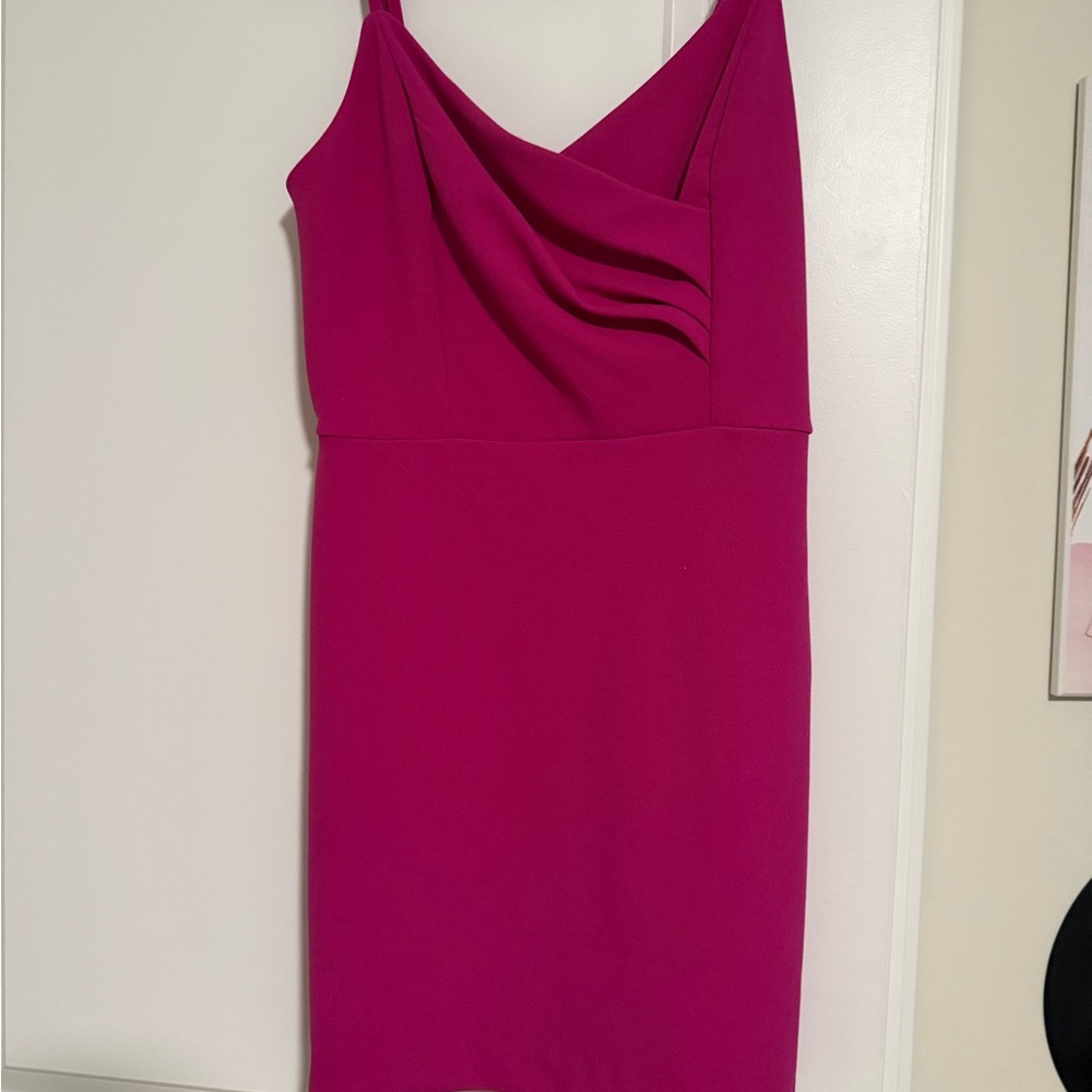 She + Sky Fuchsia Mini Dress